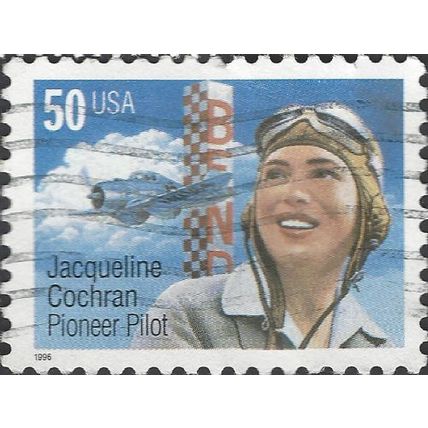 USA, AIR,Jacqueline Cochran, blue 1996, 50c, #4