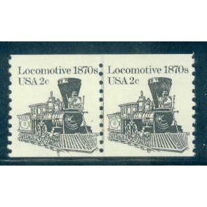 1897A 2c Locomotive Fine MNH Dry Gum CNP Left 3 W0444