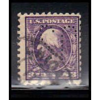 Used 464 3c George Washington Average Plus Perf Initials K3694