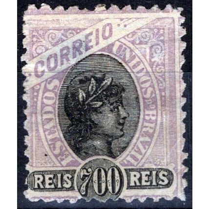 ZAYIX - 1894-7 Brazil 121 MH 700r lt Lilac & black Liberty Head CV $25 081922S05
