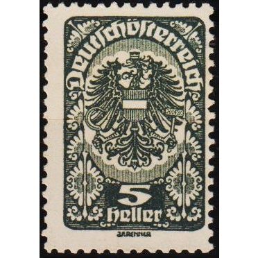 Austria. 1919 5h Republican Arms) S.G.338 Unmounted Mint