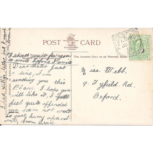 NICE ARTIST DRAWN EARLY COMIC POSTCARD BY A.LUDOVICI POSTED 1905 (937)