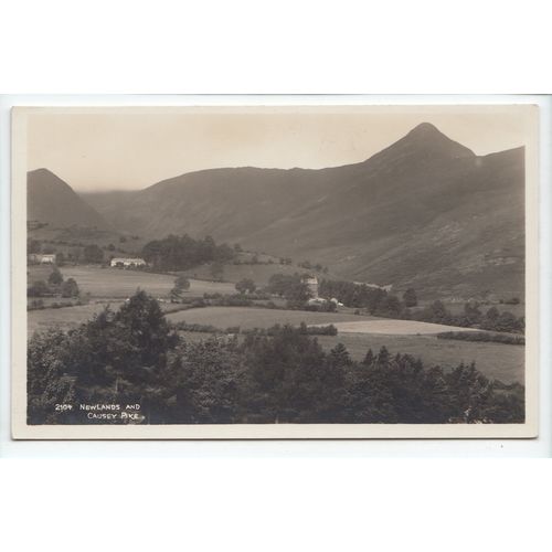 Newlands and Causey Pike Cumbria Postcard 2104