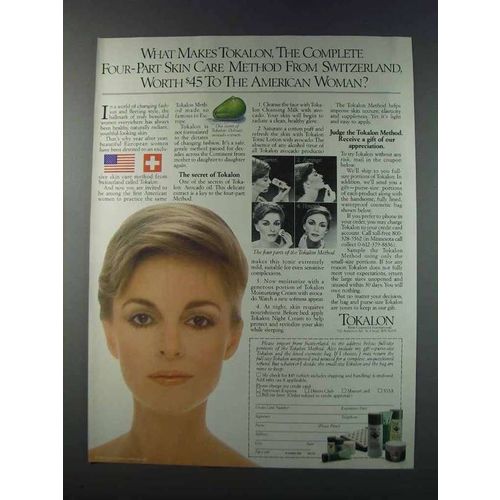 1981 Tokalon Method Skin Care Ad - From Switzerland