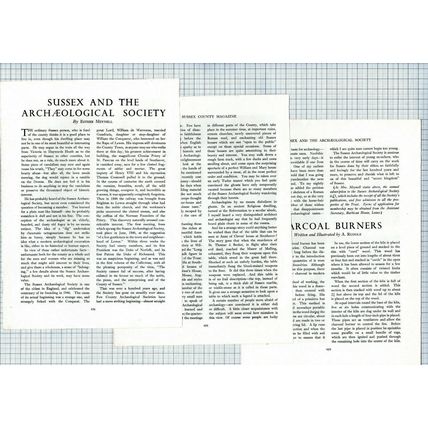 (6166) Sussex Archaeological Society Esther Meynell - 1952 Article