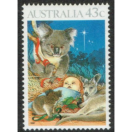 Australia 1990 Christmas 43c Multicoloured SG1273 MM