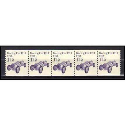 2262 17.5c Race Car Fine MNH Dry Gum PNC 1/5 X0985