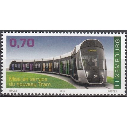 Luxembourg 2017 Nouveau tram Neuf **
