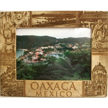 Oaxaca Mexico Laser Engraved Wood Picture Frame (5 x 7)