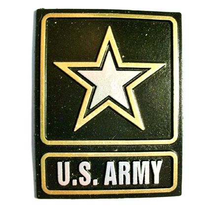 United States Army Star Square Fridge Magnet