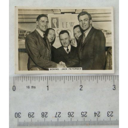 1935 Senior Service Sporting Events & Stars No. 12 Jack Petersen, boxing