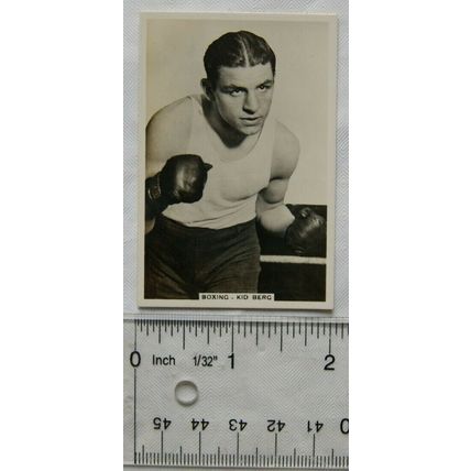 1935 Senior Service Sporting Events & Stars No. 10 Kid Berg, boxing