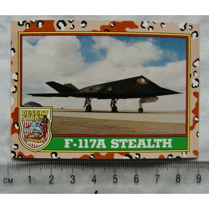 1991 Topps Desert Storm No. 21 F-117A Stealth Fighter/Bomber