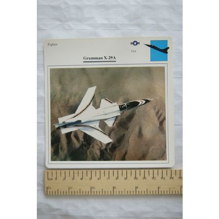 Grumman X-29A - USA - Fighter - Collectors Club Card