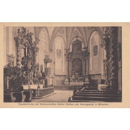 Gnadenkirche Munchen Postcard