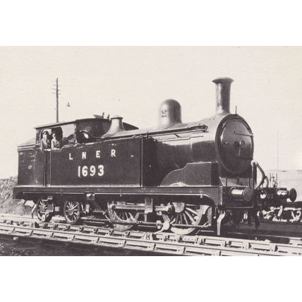 LNER 1693 Train & Driver Postcard