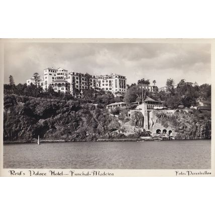 Reids Palace Hotel Funchal Portugal Vintage Real Photo Postcard