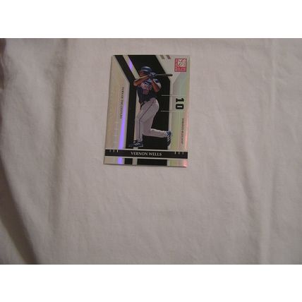 Vernon Wells 2004 Donruss Elite TURN OF THE CENTURY NO. 71 568/750