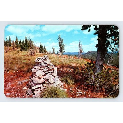 Indian Post Office Lolo Trail Idaho Lewis & Clark Expedition Postcard (A18)