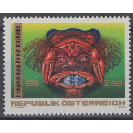 ZAYIX - Austria 1043 MNH Fight Against Cancer Medical 071422S42