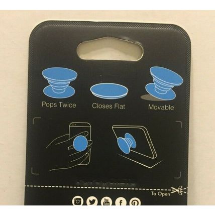 Authentic PopSockets Cell Phone Grip & Stand - Marvel Monochrome Black Panther