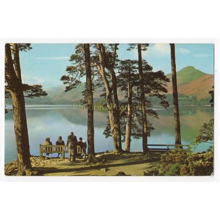 Derwentwater From Friars Crag, Keswick, Cumbria - Circa 1970s Postcard