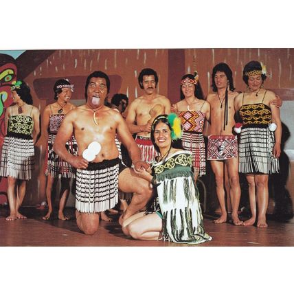 Rotorua Maori Culture Theatre New Zealand Postcard unused VGC