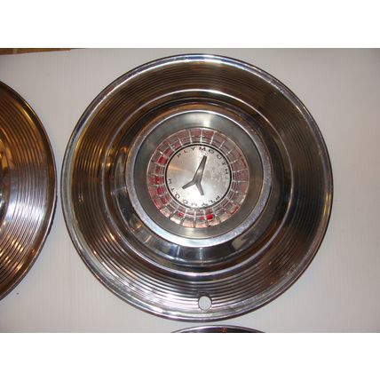 1964 PLYMOUTH HUBCAPS OEM 14" SET OF 4 B BODY FURY BELVEDERE SAVOY