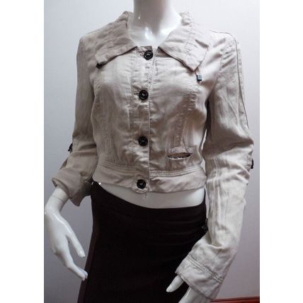 MARC CAIN SPORTS SAND MULTI JACKET UK 8 £379 BNWT
