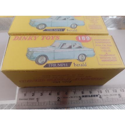 Dinky No189 Triumph Herald Repro/Replica Box
