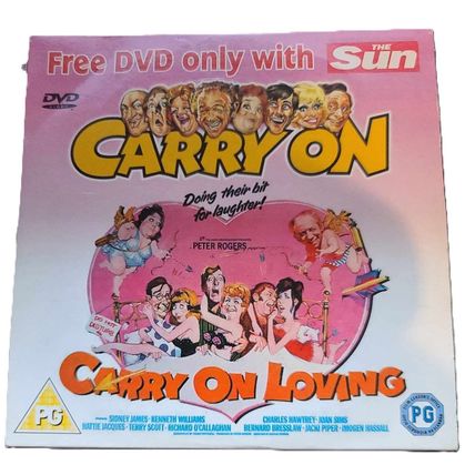 Carry On Loving DVD Promo The Sun Newspaper Kenneth Williams