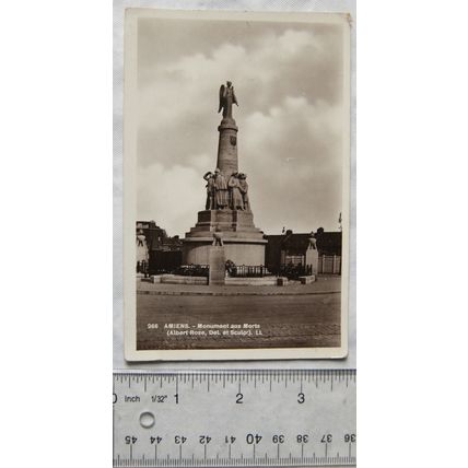 vintage postcard Amiens, Monument aux Morts