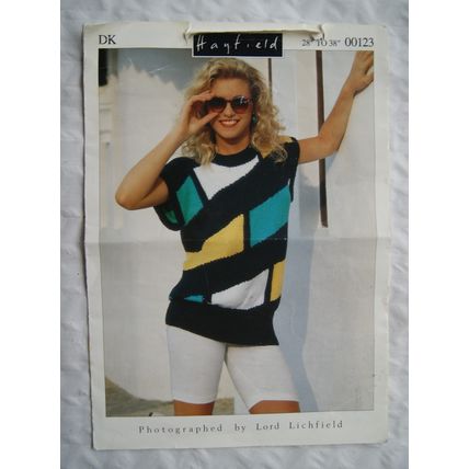 Vintage: Hayfield 00123, tops, DK, 28-38 inch, 71-97 cm
