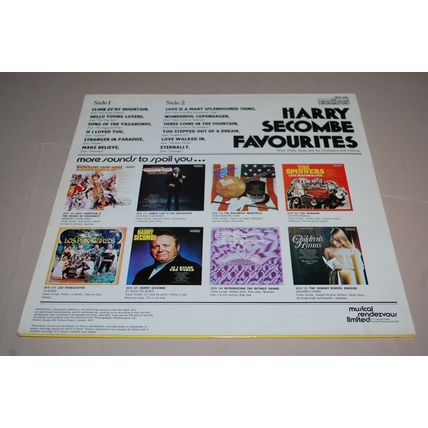 Harry Secombe - Favourites - contour - Vinyl LP 1962