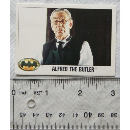 1989 Topps Batman card No.9 - Alfred The Butler