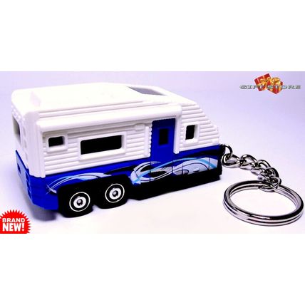 VERY RARE GREAT GIFT KEYCHAIN CAMPER ⛺ TRAILER RV CARAVAN MOTOR-HOME