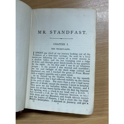 VINTAGE JOHN BUCHAN "MR STANDFAST" FICTION HARDBACK BOOK (P3)