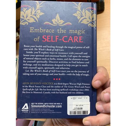 2018 "THE WITCH'S BOOK OF SELF-CARE" BODY & SPIRIT USA HARDBACK BOOK (P3)