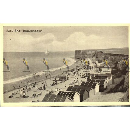 Joss Bay, Broadstairs, Kent, AH&S Paragon Postcard