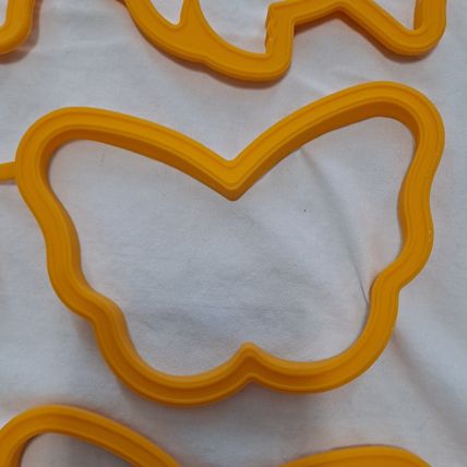 Lot 6 Silicone PANCAKE/EGG MOLDS Butterfly Fish Duck Shaper maker