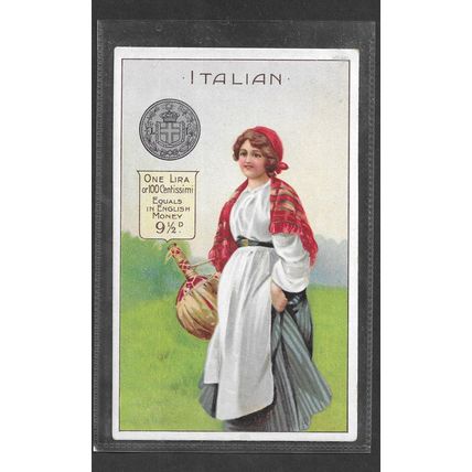 ADVERTISING CARD - Vintage - Co-operative Society Packet Teas - Very Good