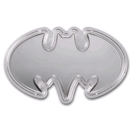 1 Oz Silver Collectible 2024 Samoa Batman Batarang Shaped Coin BU