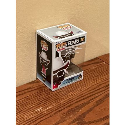 Funko Pop! Rocks - T-Pain #395 Facsimile Laser Autographed (Box & Protector)