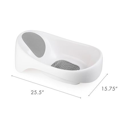 Boon Soak 3 Stage Baby Bathtub - Baby Bath Tub with Three Support Positions for