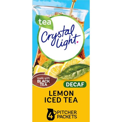 Crystal Light Sugar-Free Decaffeinated Lemon Iced Tea Naturally Flavored Powdere