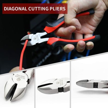 MAXPOWER Wrench and Pliers Set, 6 Piece Kitbag. 7" Locking, 10" Groove Joint, 8"