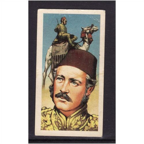Brook Bond Famous People Gereral Charles George Gordon Card No 12 Mint