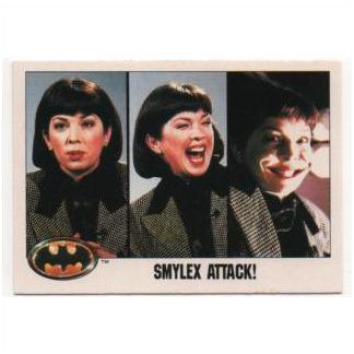 1989 Topps Batman the Movie trading card # 63 Smylex Attack