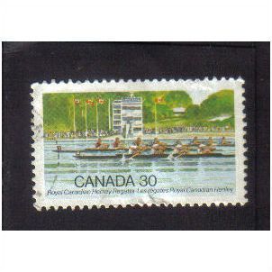 1982 canada henley regatta 30c f/u sg1049