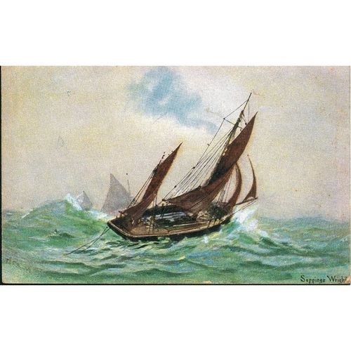 Vintage PC - Seppings Wright - Sea Scene No.5084B - S. Hildesheimer & Co Ltd